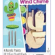 Works of Ahhh Cactus Wind Chime - Paint Your Own - Kit