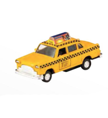 Schylling DIE-CAST TAXI; PULL-BACK