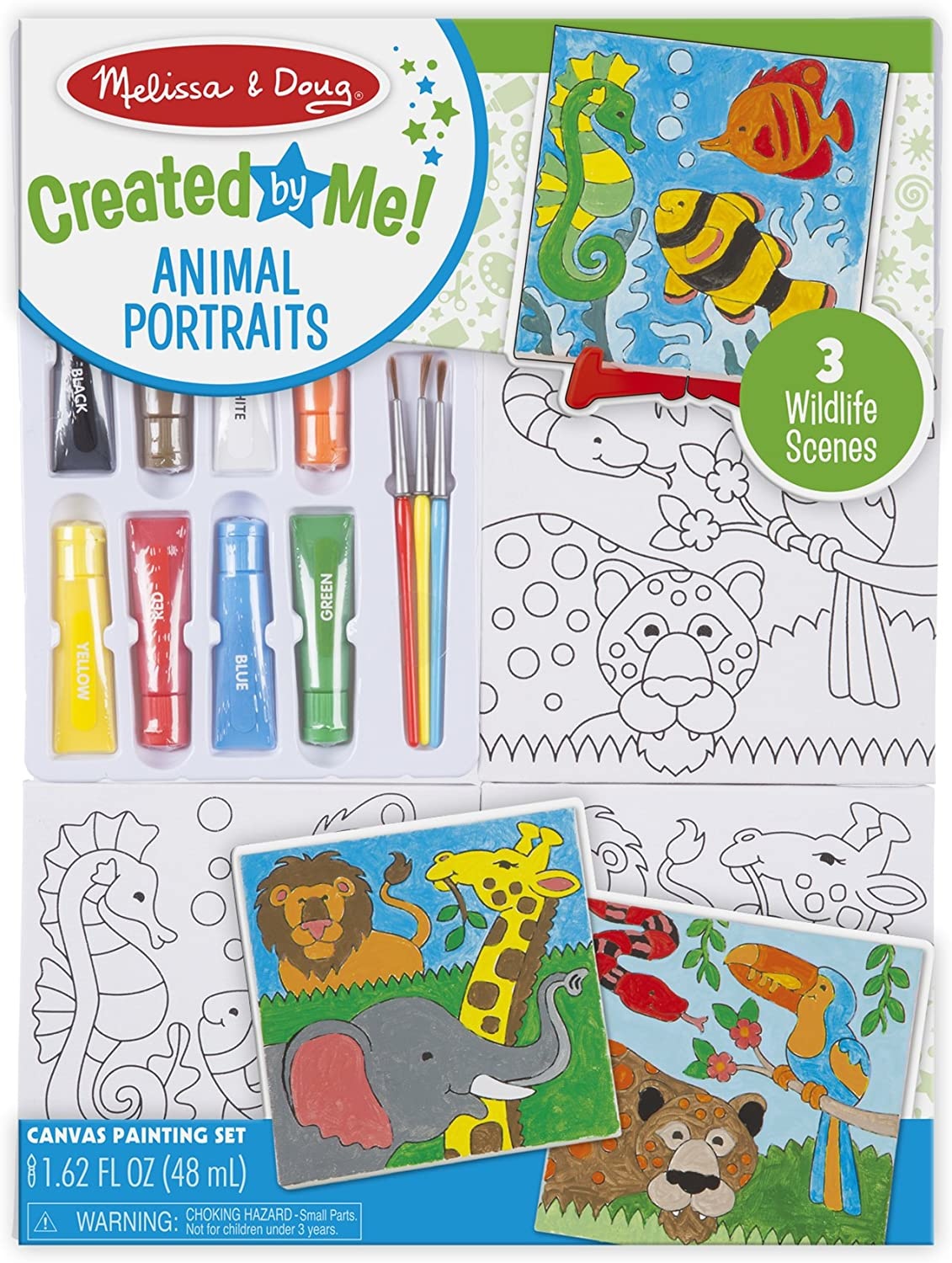 Melissa & Doug Canvas Painting Set - Animals