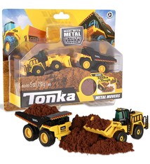 Schylling TONKA Metal Movers Combo Pack - Mighty Dump Truck & Front Loader