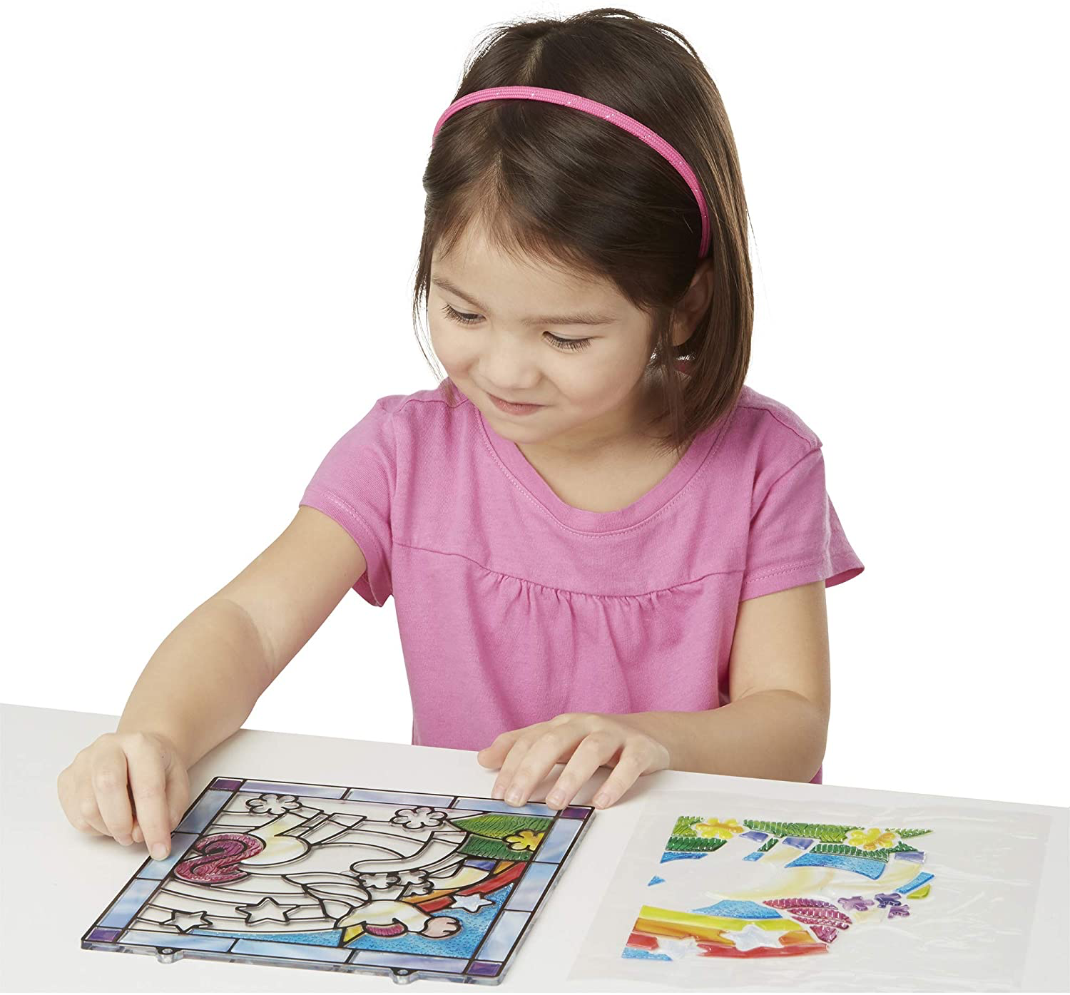 Melissa & Doug Stained Glass - Unicorn