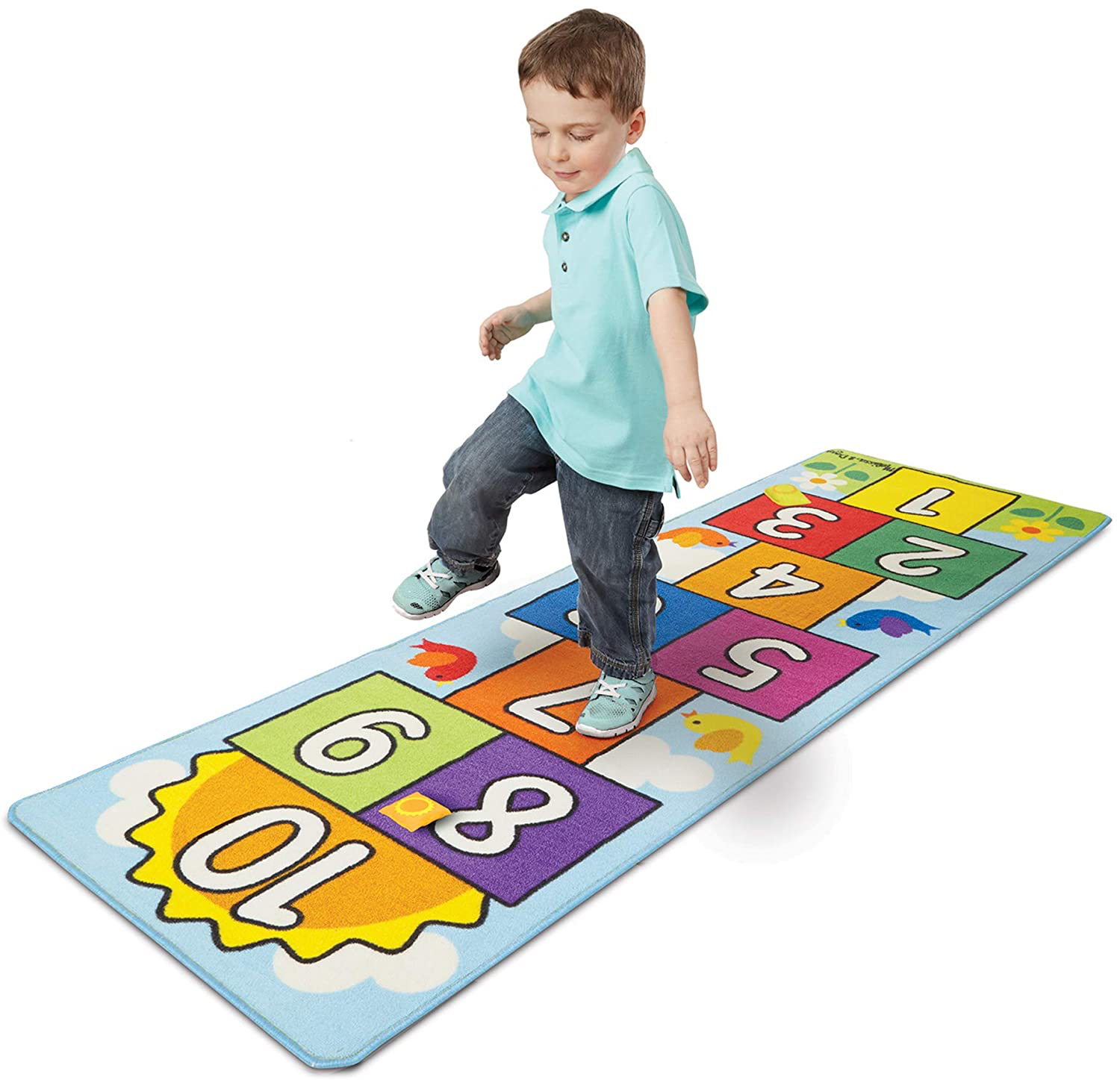 Melissa & Doug Hop & Count Hopscotch Rug