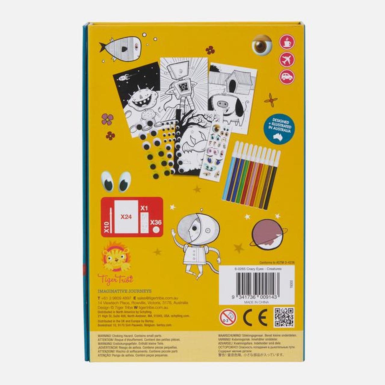 tiger tribe Crazy Eyes Creatures Activity Set