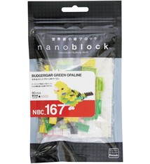 NANO BLOCK Budgie Green Opaline - NANO BLOCKS