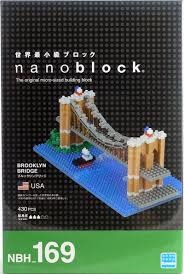 NANO BLOCK Brooklyn Bridge Building Set - NANO BLOCKS