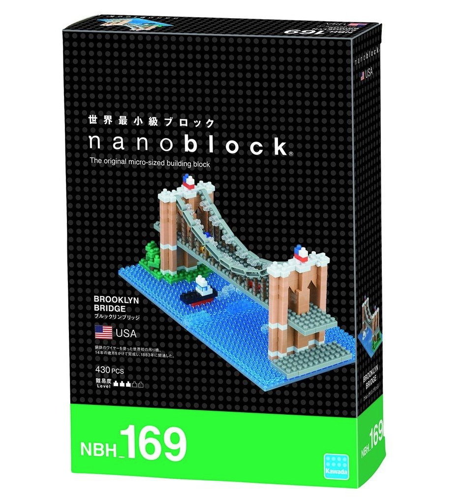 NANO BLOCK Brooklyn Bridge Building Set - NANO BLOCKS