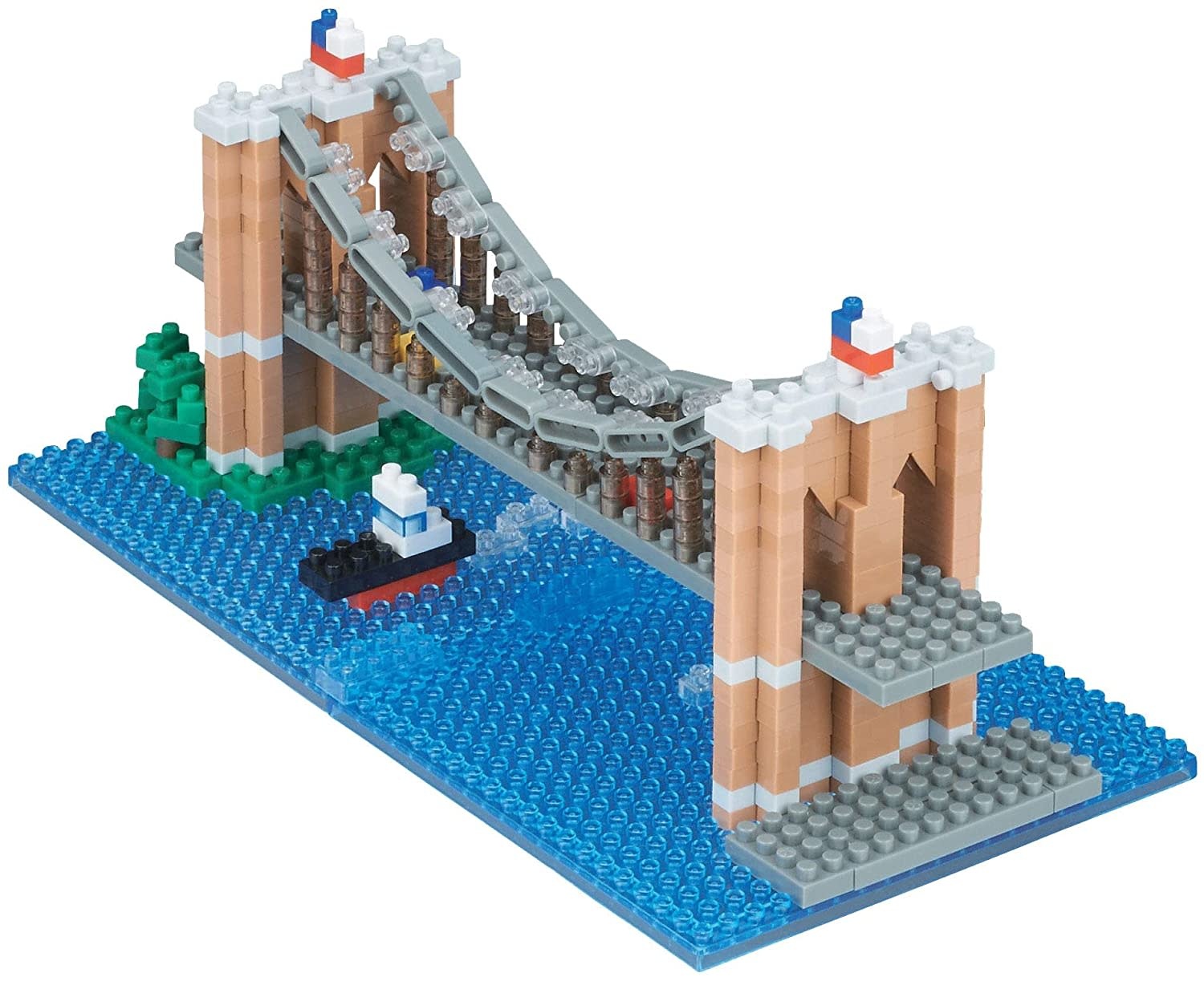 NANO BLOCK Brooklyn Bridge Building Set - NANO BLOCKS