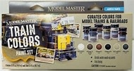 Testors Model Master 6 Color Paint Set, Train Colors