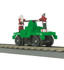 MTH - RailKing #30-5183, MTH O Christmas Operating Hand Car