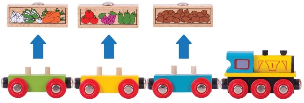 Big Jig Toys Fruit & Veg Train