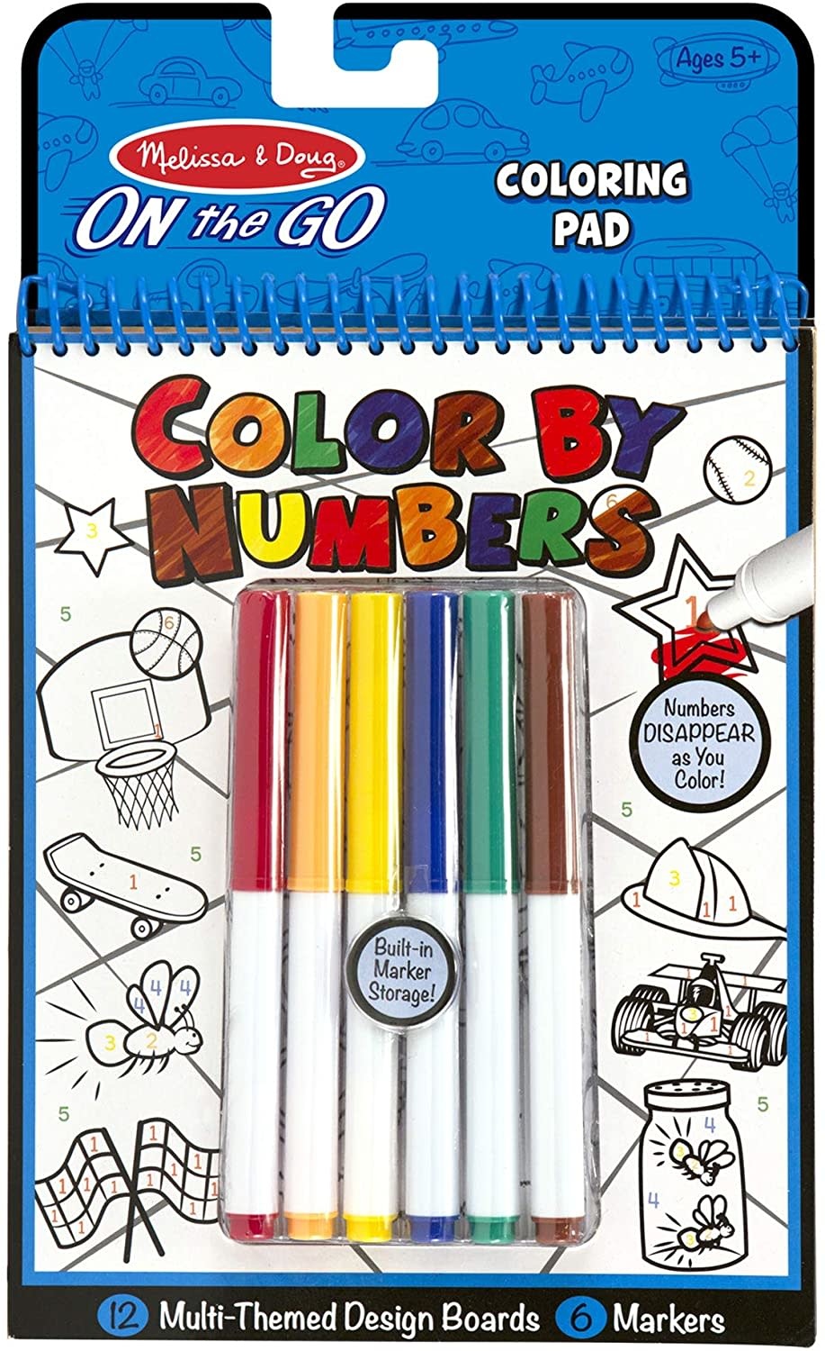 Melissa & Doug Color By Numbers - Blue
