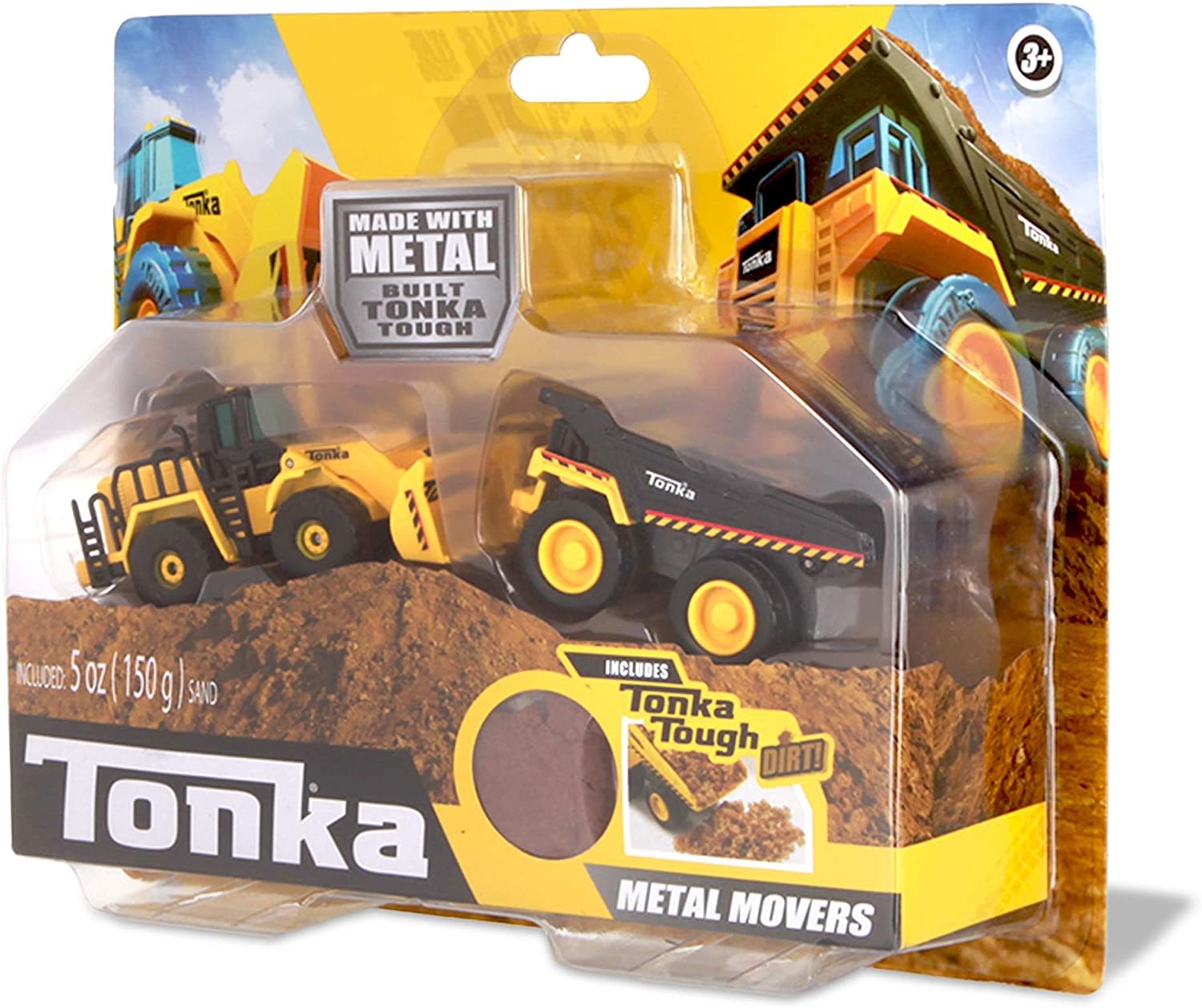 Tonka Tonka - Metal Movers Combo Pack - Mighty Dump Truck & Bulldozer