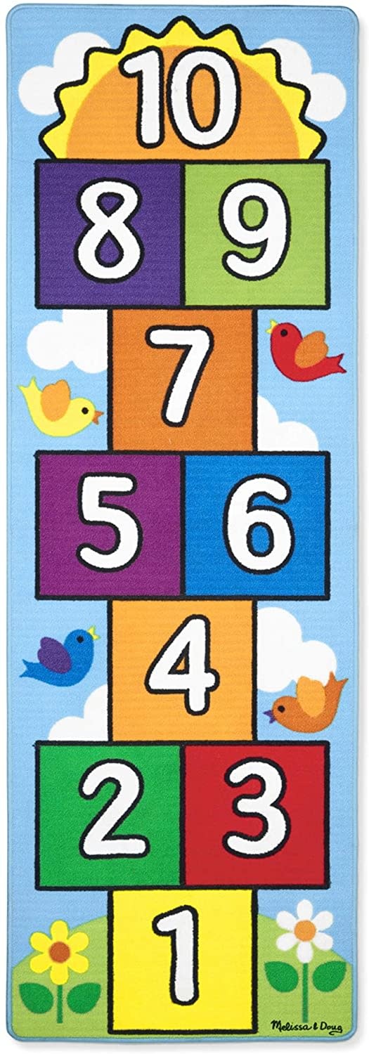 Melissa & Doug Hop & Count Hopscotch Rug