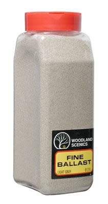 Woodland Scenics B1374 Ballast Fine Light Gray 32 oz