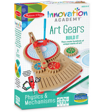 Melissa & Doug STEM - Innovation Academy - Art Gears - (Build a Spirograph)