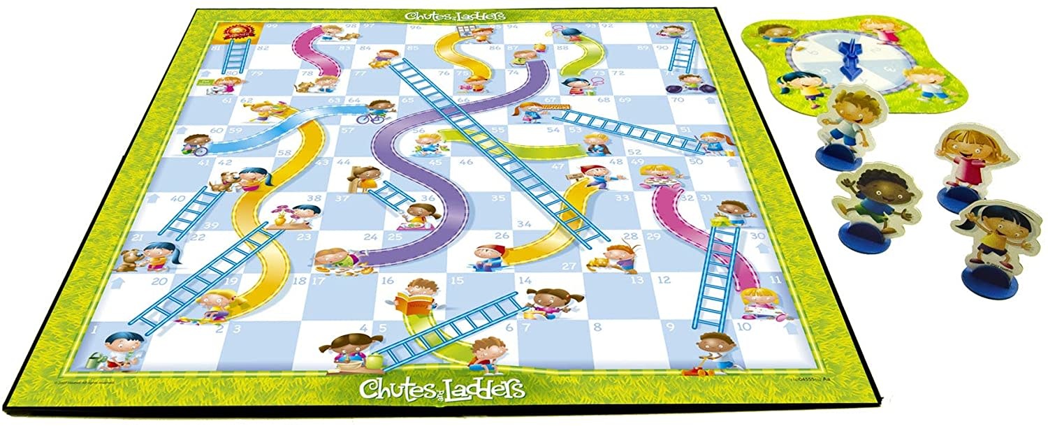 Milton Bradley Chutes and Ladders Board Game