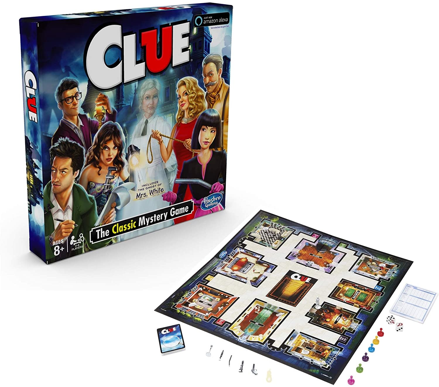 Hasbro Clue Game (Alexa Compatible)