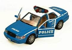 Kinsmart DIECAST SONIC POLICE/RESCU CAR