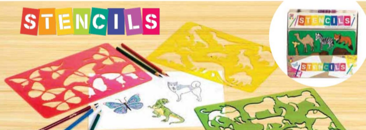 Schylling Art Box Stencils