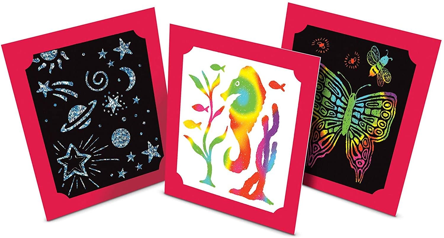 Deluxe Combo Scratch Art Set Bussinger Trains & Toys!