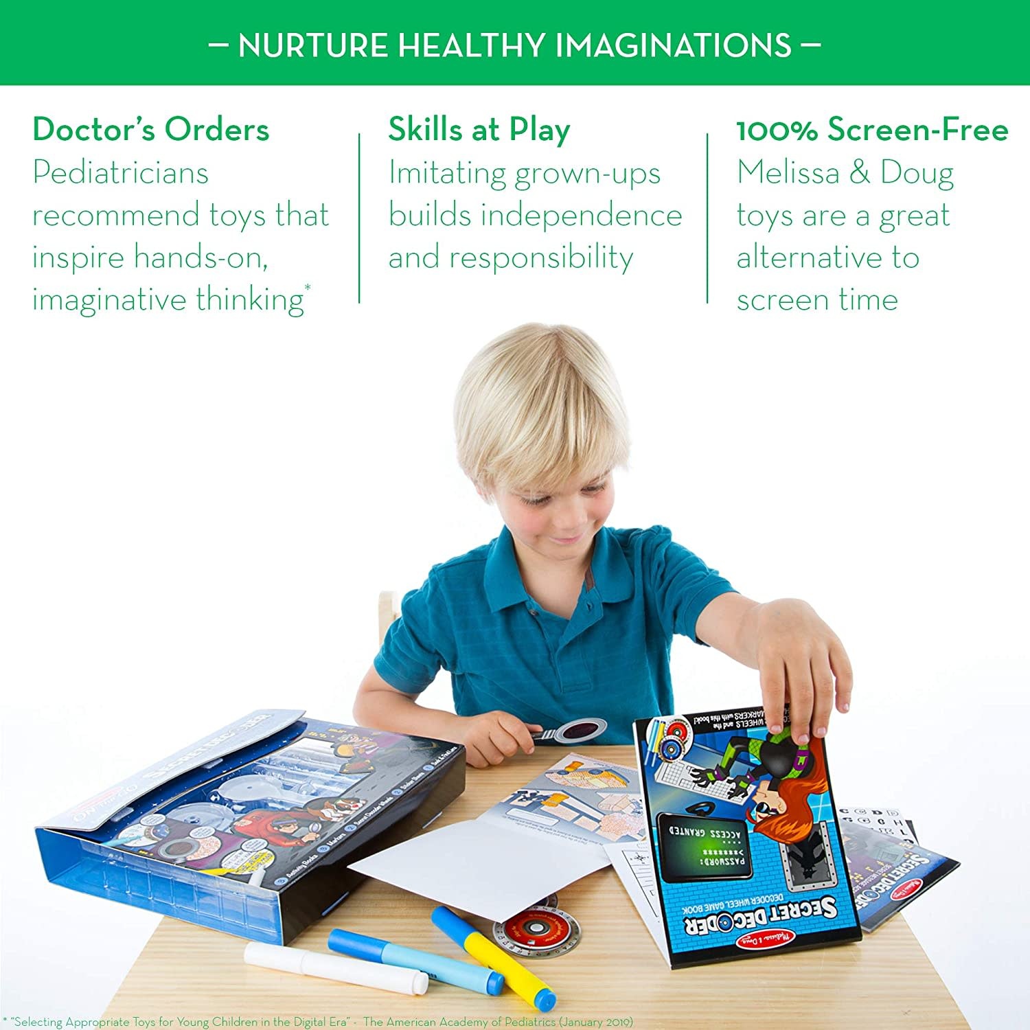 Melissa & Doug Secret Decoder Deluxe Activity Set