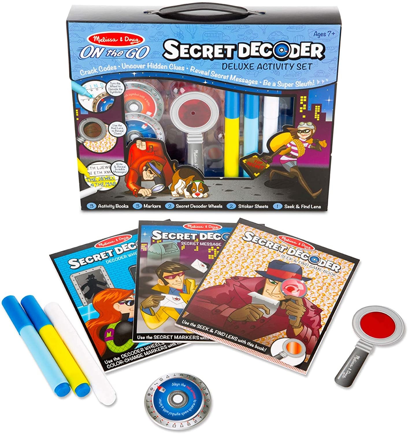 Melissa & Doug Secret Decoder Deluxe Activity Set
