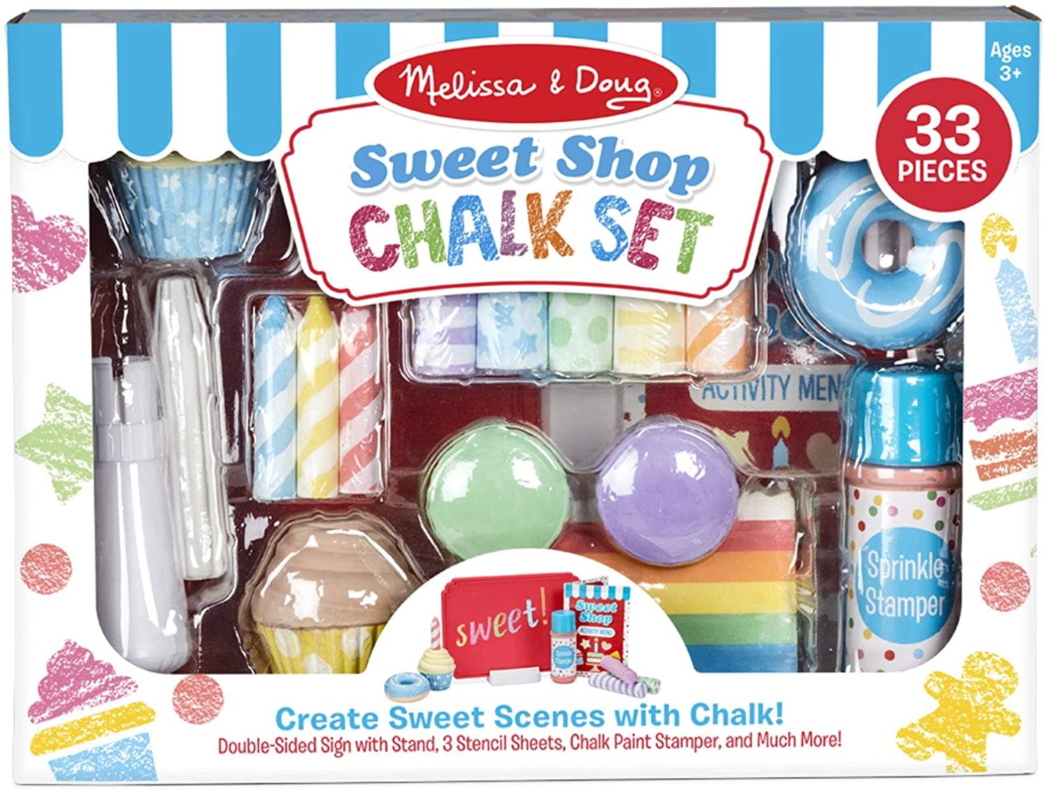 Melissa & Doug Sweet Shop Chalk Set