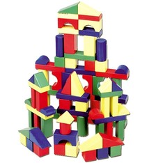 Melissa & Doug 100 Wood Blocks Set