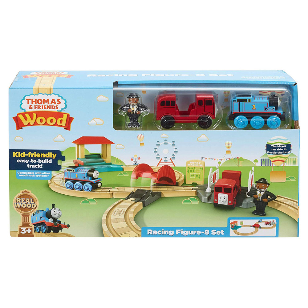 respons ø buket TTT WOOD Racing Figure-8 Set - Bussinger Trains ... & Toys!