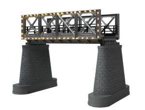 MTH - RailKing #40-1118, O Girder Bridge w/Operating White Lights