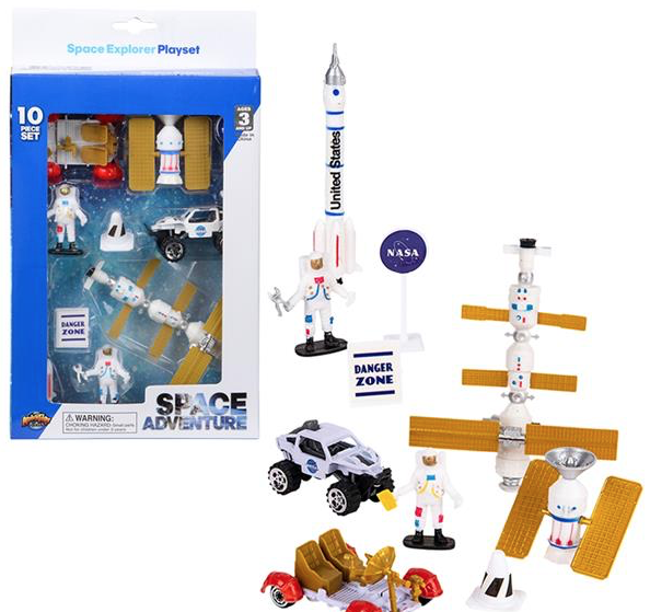 The Toy Network 10 Piece Space Explorer Set