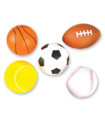 The Toy Network 3.5" Foam Sports Balls