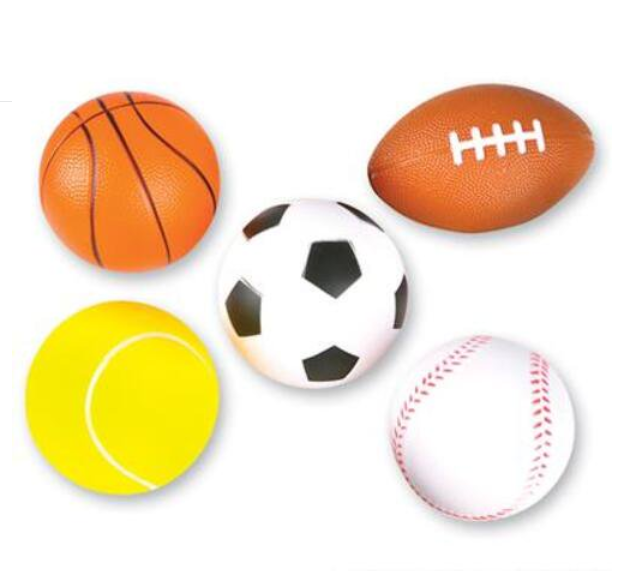 The Toy Network 3.5" Foam Sports Balls