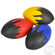 8" Flame Foam Football