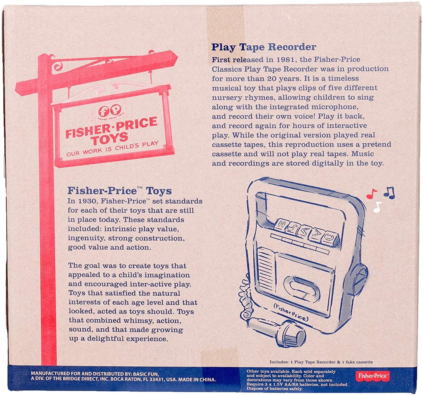 Fisher Price Tape Recorder Bussinger Trains Toys