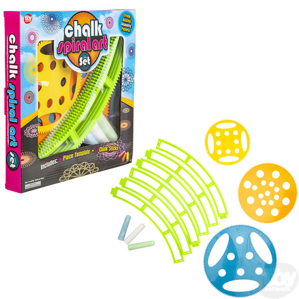 The Toy Network Chalk Spiral Art Kit
