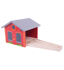 Big Jig Toys Double Engine Shed