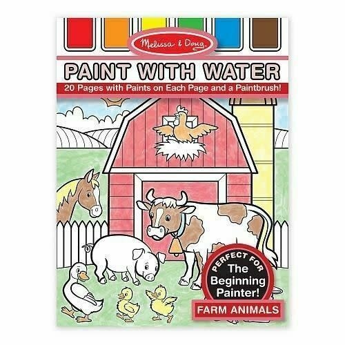 Melissa & Doug Paint with Water - Farm Animals