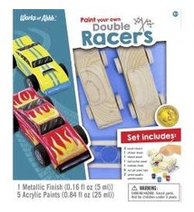 Works of Ahhh Classic Wood Paint Kit - Double Racers