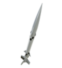 ESTES Nike-X Model Rocket Kit, Skill Level 2