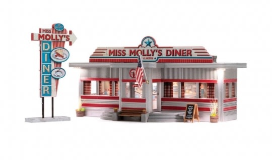 Woodland Scenics Woodland Scenics N Scale Miss Molly's Diner