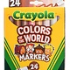 Crayola CLRS OF THE WRLD MRKR BRD 24CT
