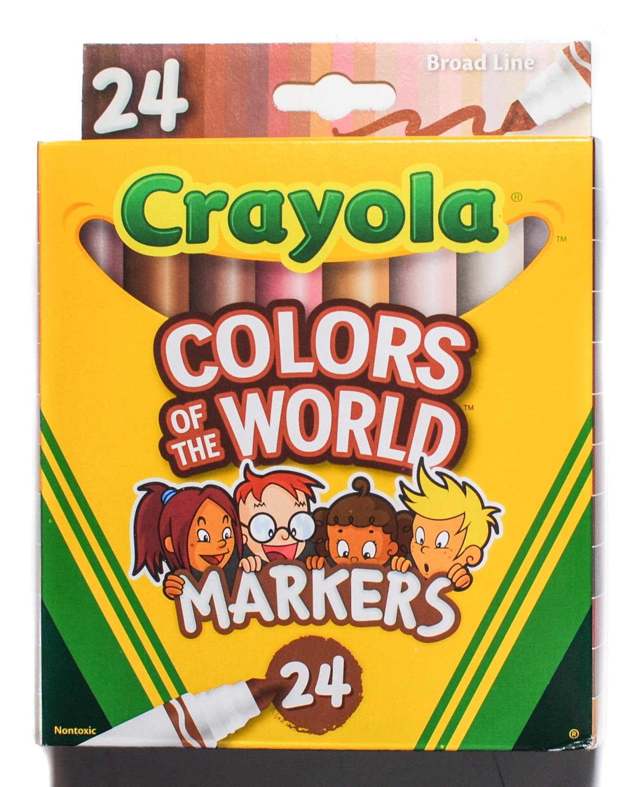 Crayola CLRS OF THE WRLD MRKR BRD 24CT