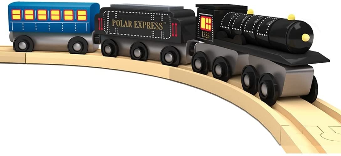 The Polar Express - 3pc Wood Toy Train Set