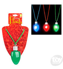 The Toy Network 28" Light-Up Christmas Bulb Necklace