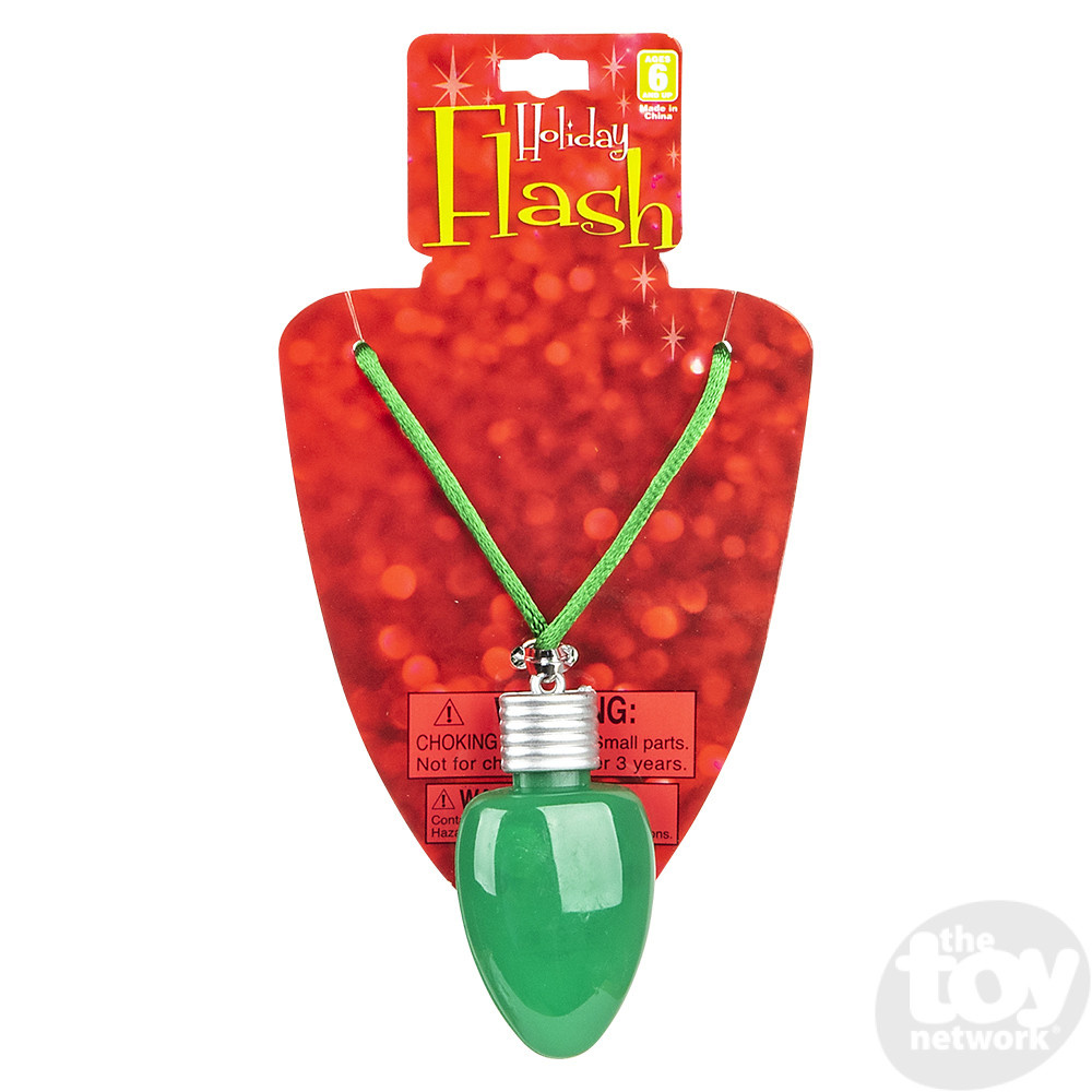 The Toy Network 28" Light-Up Christmas Bulb Necklace