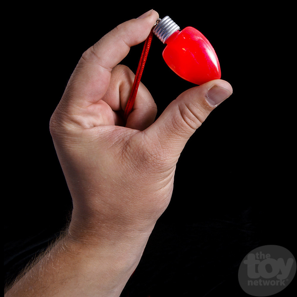 The Toy Network 28" Light-Up Christmas Bulb Necklace