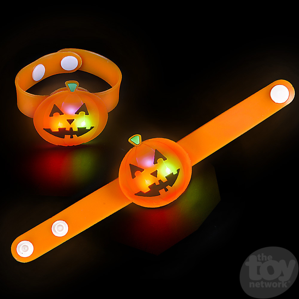 The Toy Network Pumpkin Light-Up BRACELET - Halloween