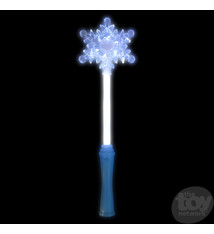 The Toy Network 15.25" Snowflake Light-Up Wand - Blue Handle