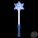 The Toy Network 15.25" Snowflake Light-Up Wand - Blue Handle